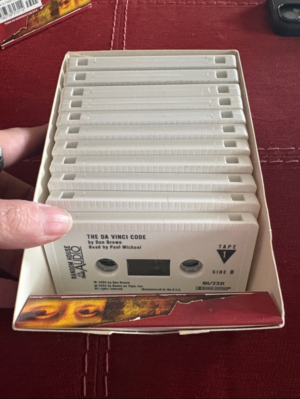 🌟 VINTAGE: The Da Vinci Code Audio Cassette Box Set (11 Cassette Tapes) - Picture 2 of 6